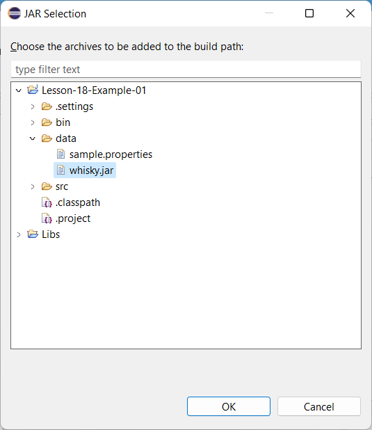 Run Configurations dialog Dependencies tab